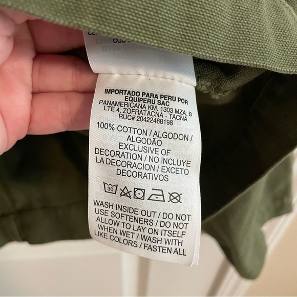 Nike Unlined Chore Coat Cotton Green Size Medium - Picture 11 of 16